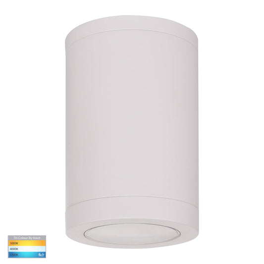 White Surface Mounted Round Polycarb Downlight HV5832t-Wht