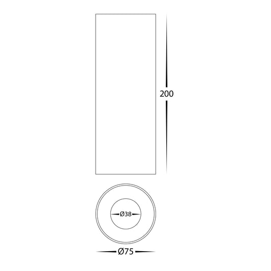 White Surface Mounted Round Downlight