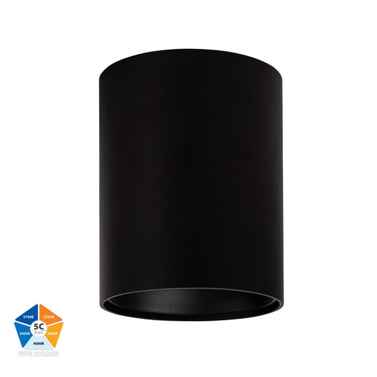 Black Surface Mounted Round Downlight