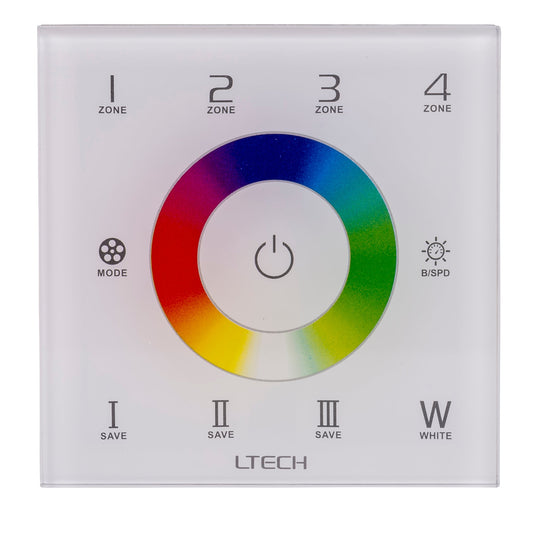 Rgbc/W Rf Touch Panel Controller - 4 Zone