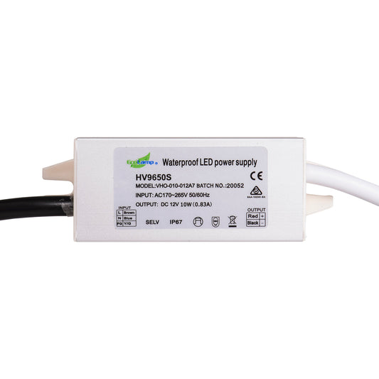 12v Dc Ip66 Weatherproof LED Driver HV9650s