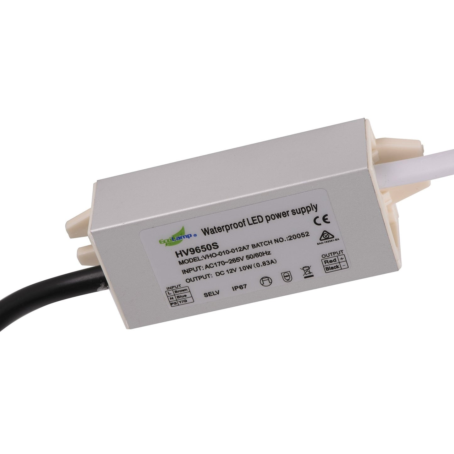 12v Dc Ip66 Weatherproof LED Driver HV9650s