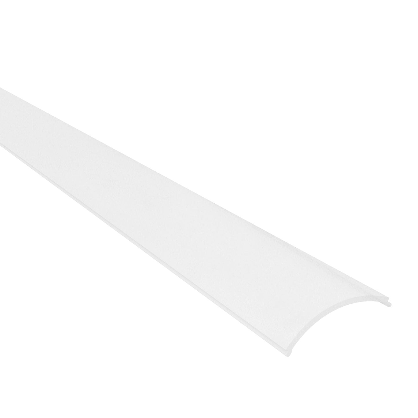 90° Corner Aluminium Profile with Standard Diffuser per metre Supplied with 2x mounting clips per metre + 2x end caps per length