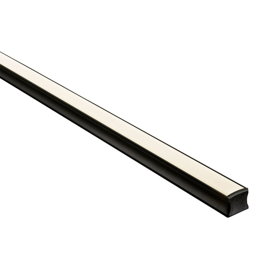 Hv9693-1815-Blk - Deep Black Square Aluminium Profile