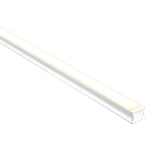 Hv9693-1815-Wht - Deep White Square Aluminium Profile
