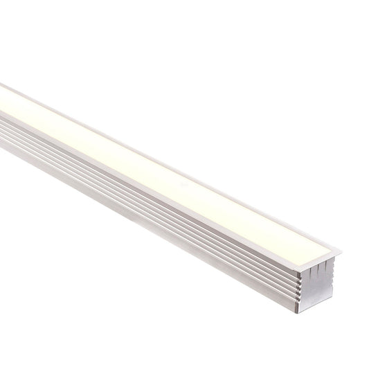 Hv9695-4540 - Deep Square Recessed Winged Aluminium Profile