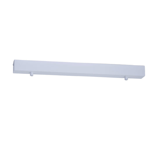 500mm Surface Mounted Rectangular Canopy White 