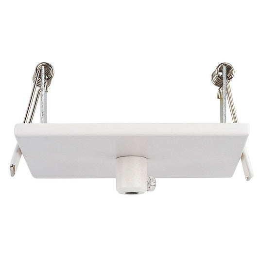 100mm Recessed Square Canopy White 90mm Cutout