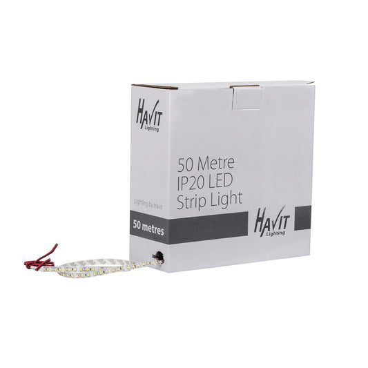 50m Roll 4.8w 3528 Strip Lighting - IP20 HV9723-IP20-60-4k-50m