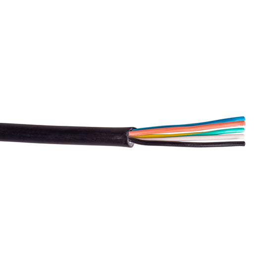 5 Core Black Outdoor Garden Fexible cable - 1M