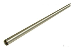 900mm Industrial Ceiling Fan Extension Rod Brushed Aluminium