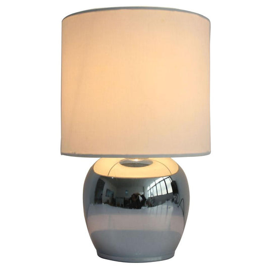 Corin Touch Table Lamp - White/Chrome