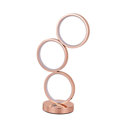 Iva LED Touch Table Lamp - Rose Gold