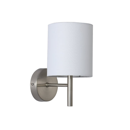 Blanche Wall Light Satin Chrome