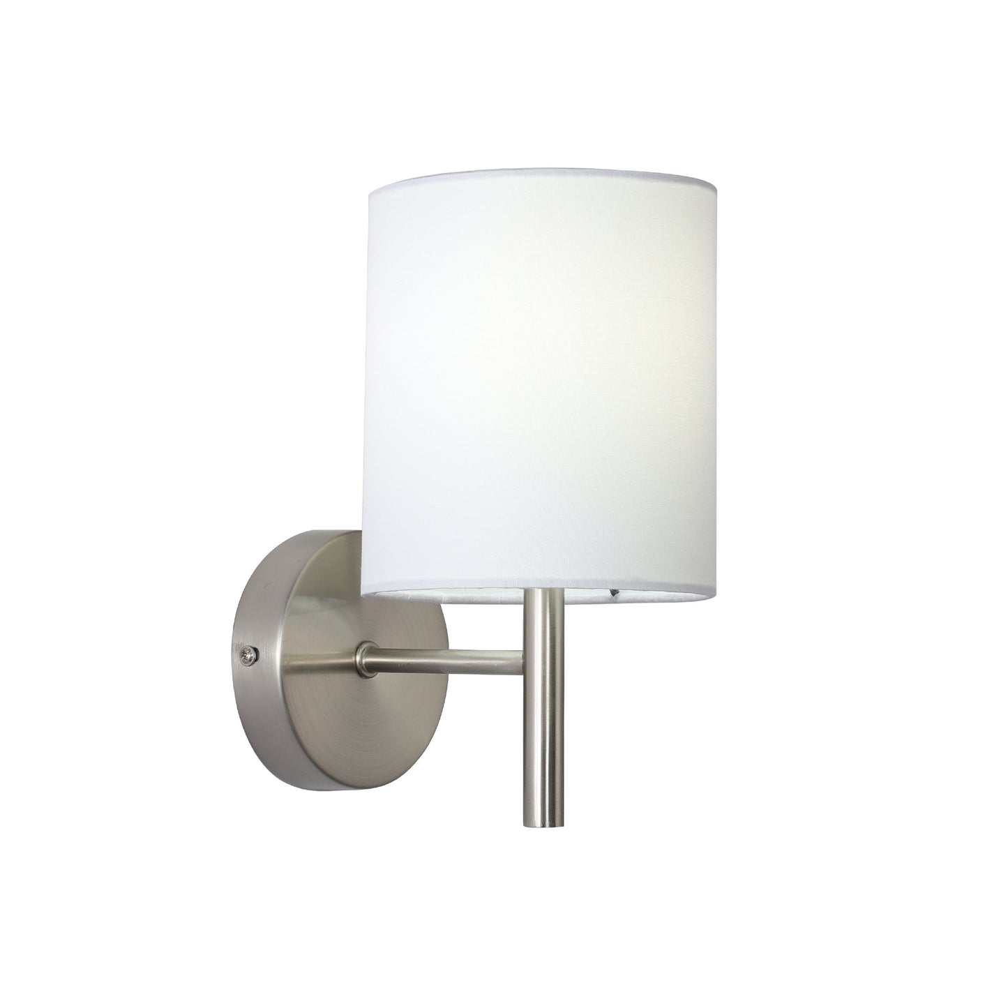Blanche Wall Light Satin Chrome
