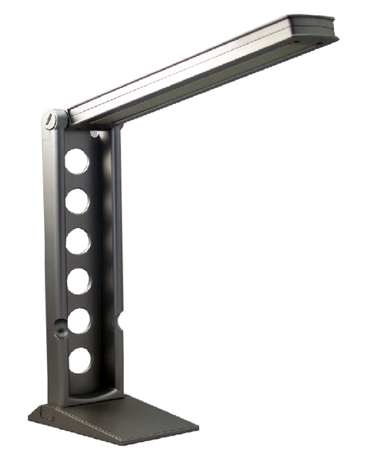 Lux Fold 7 Watt LED Desk Lamp Silver