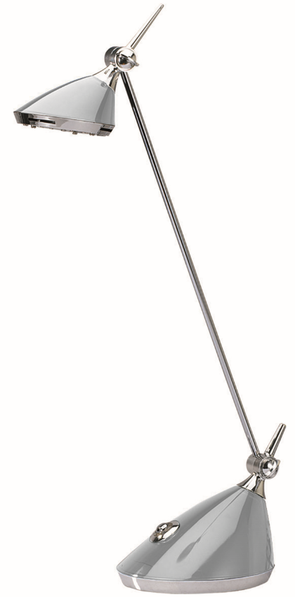 Lux Office 5.4 Watt LED Desk Lamp Silver