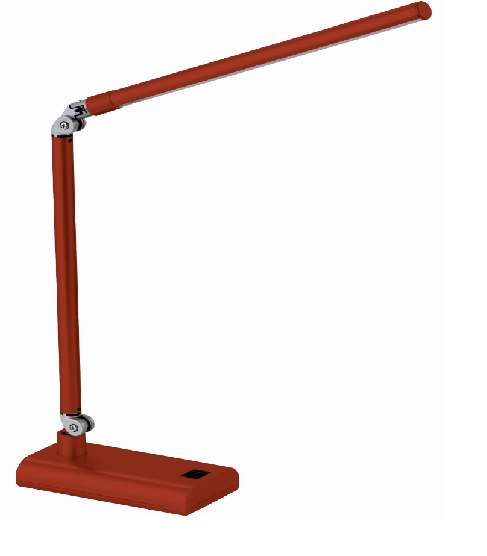 Lux Reach 4 Watt LED Desk Lamp Red