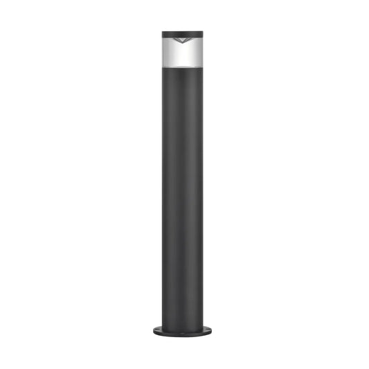 PHARE: GU10 Surface Mounted Black Anti Glare Bollard Light IP54