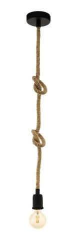 Rampside Vintage Rope One Light Pendant