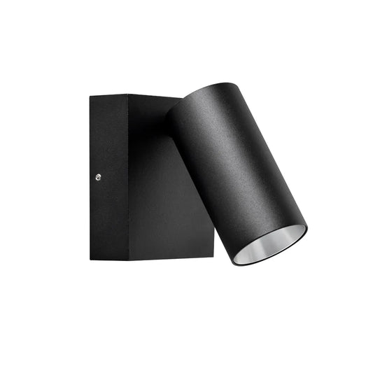 SEC: Surface Mounted LED Tri-CCT Single Adjustable Wall/Pillar Light (Matte Black) IP65