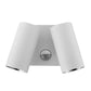 SEC: Surface Mounted LED Tri-CCT Double Adjustable Wall/Pillar Light (Matte White)