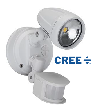 15 Watt LED Single Spot White 5000k Natural White Inc Sensor