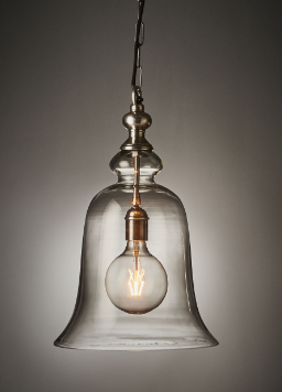 Tivoli Glass Small Silver Pendant