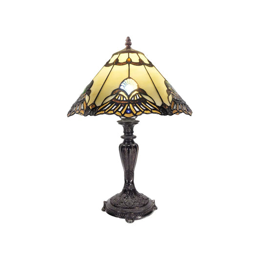 14' Benita Beige Table Lamp