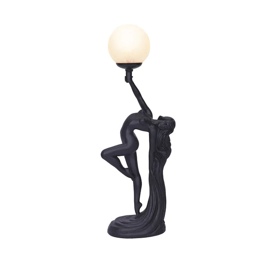 Black Art Deco Lamp Tl-5b/Bk