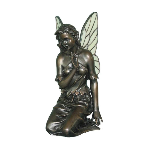 Kneeling Fairy Lamp-Beige