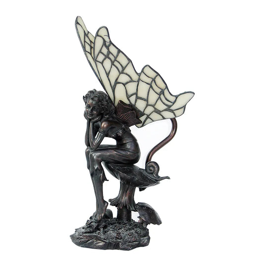 Fairy On Mushroom Lamp