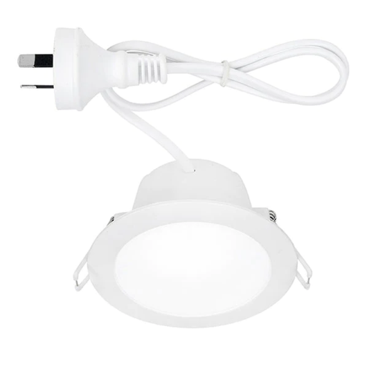 Trilogy Project 8w Cct Dim Downlight (Flush Face) - White