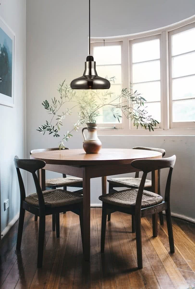 Barrosa Black Smoke Champagne Pendant Light