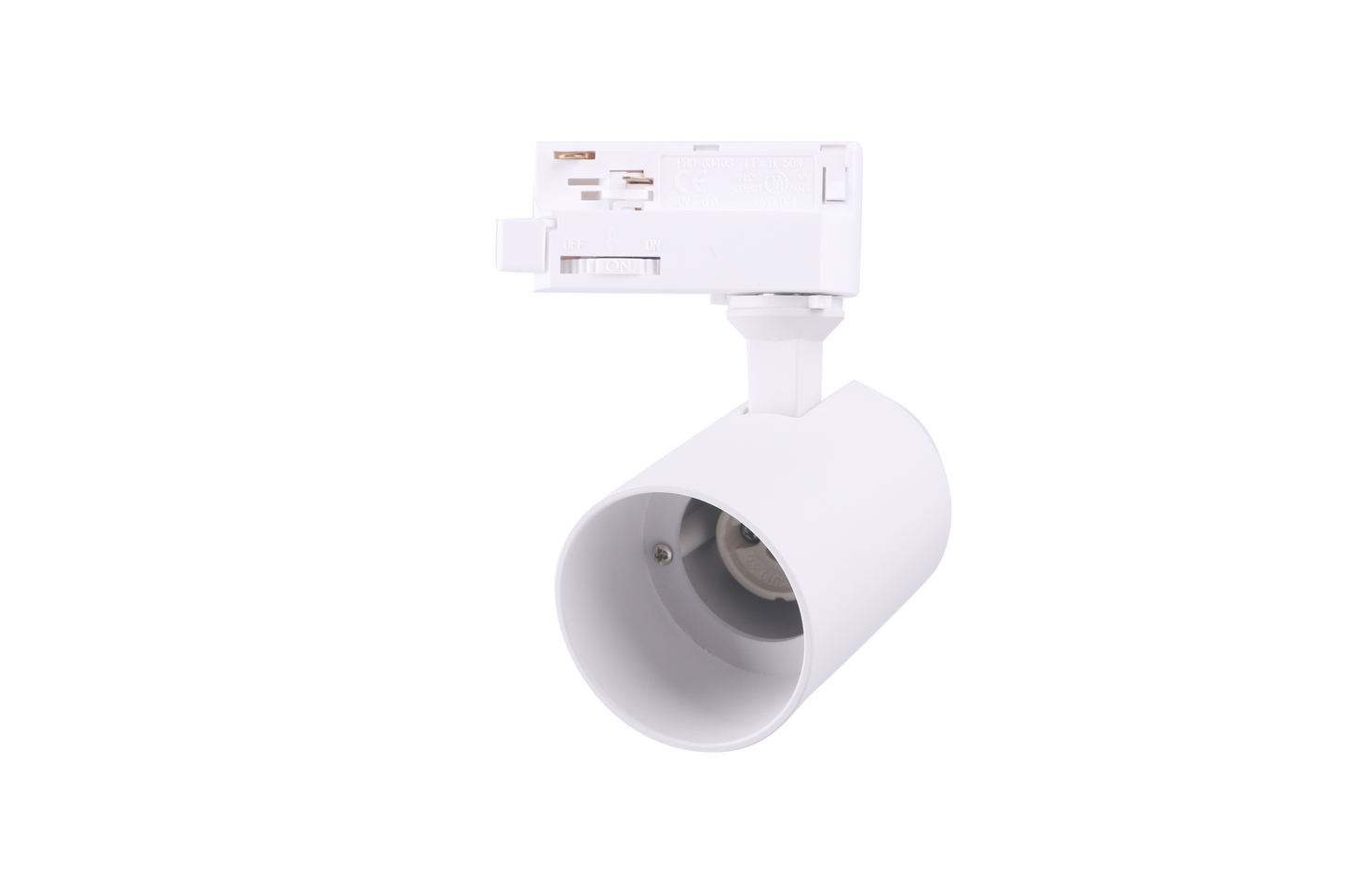 Track Head GU10 Lampholder