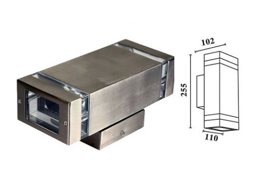 Square Up/Down With Clear Pc Diffuser