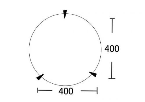 40cm Spike Oyster E27
