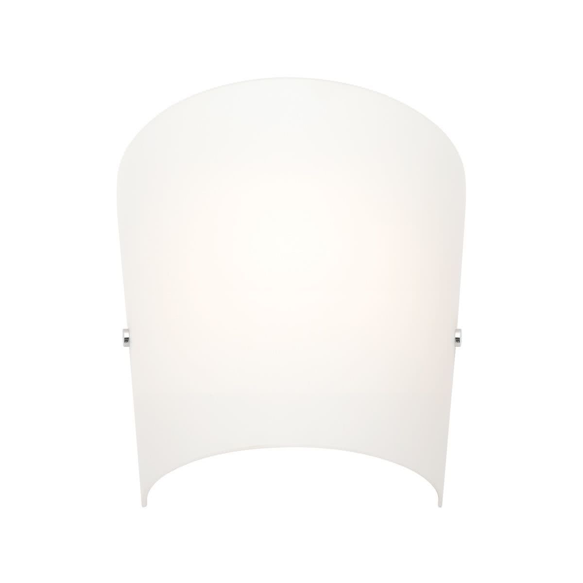 Holly Small Opal Glass Wall Sconce