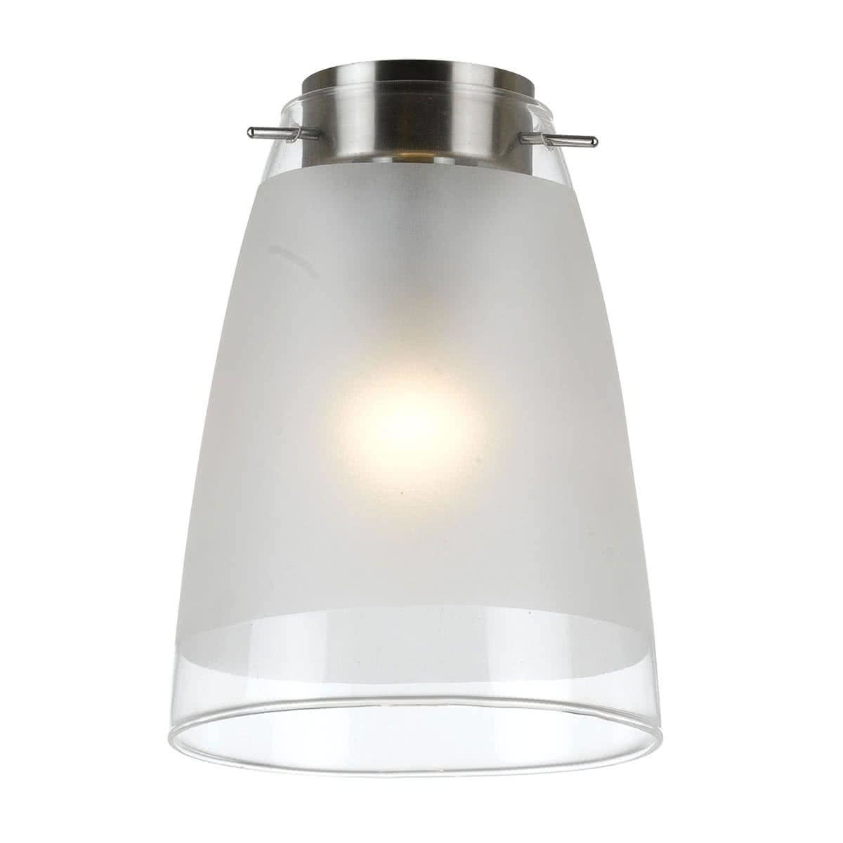 Lydia Opal Matt & Clear Glass Diy Batten Fix