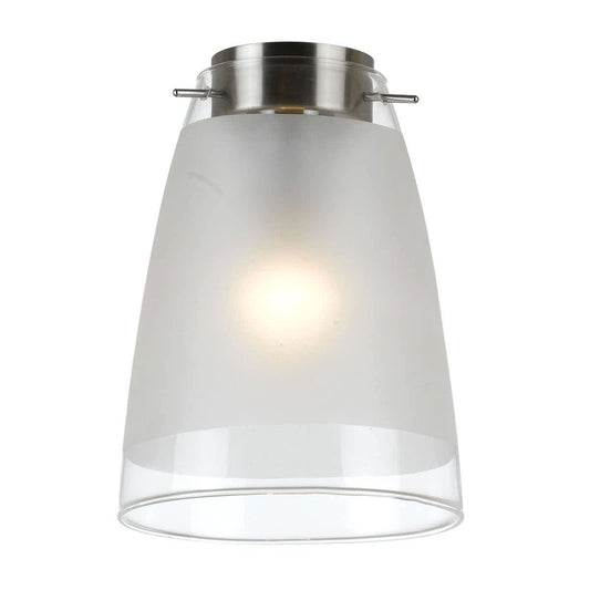 Lydia Opal Matt & Clear Glass Diy Batten Fix