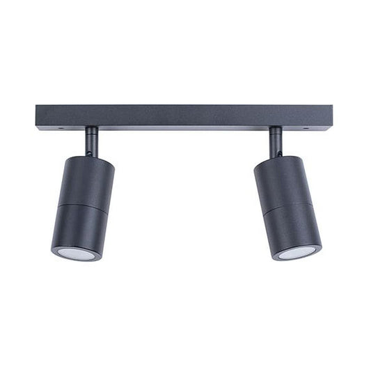 Twin Adjustable Outdoor Ceiling Spotlight Bar