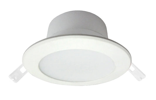 Zoom 10w downlight in white with Tri-Colour Dimmable