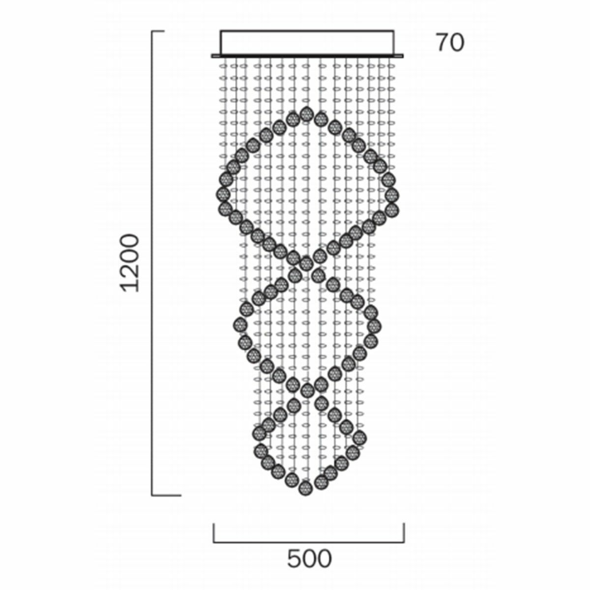 Savina 12 Crystal Pendant Light