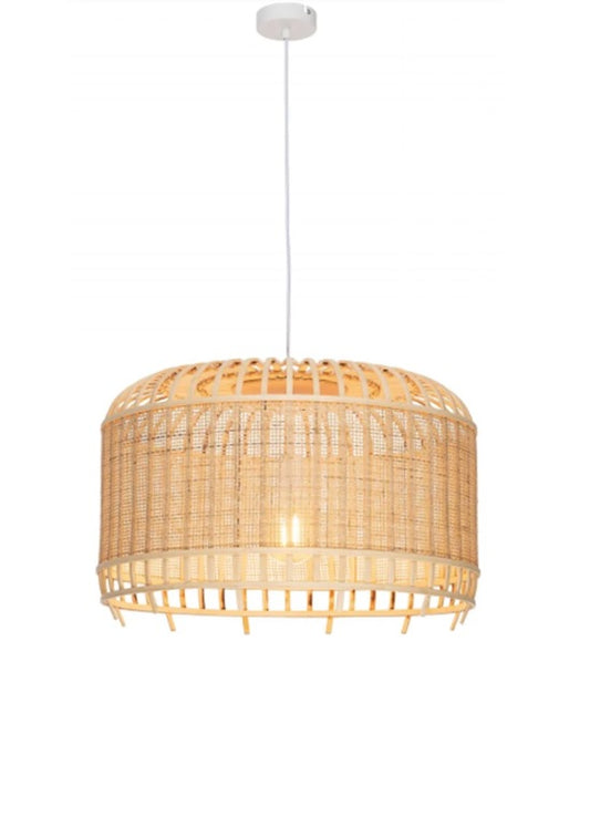 Sefina Bamboo and Rattan Pendant