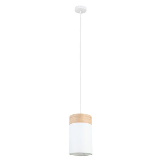 Tambura Oblong Blonde Wood Pendant Light