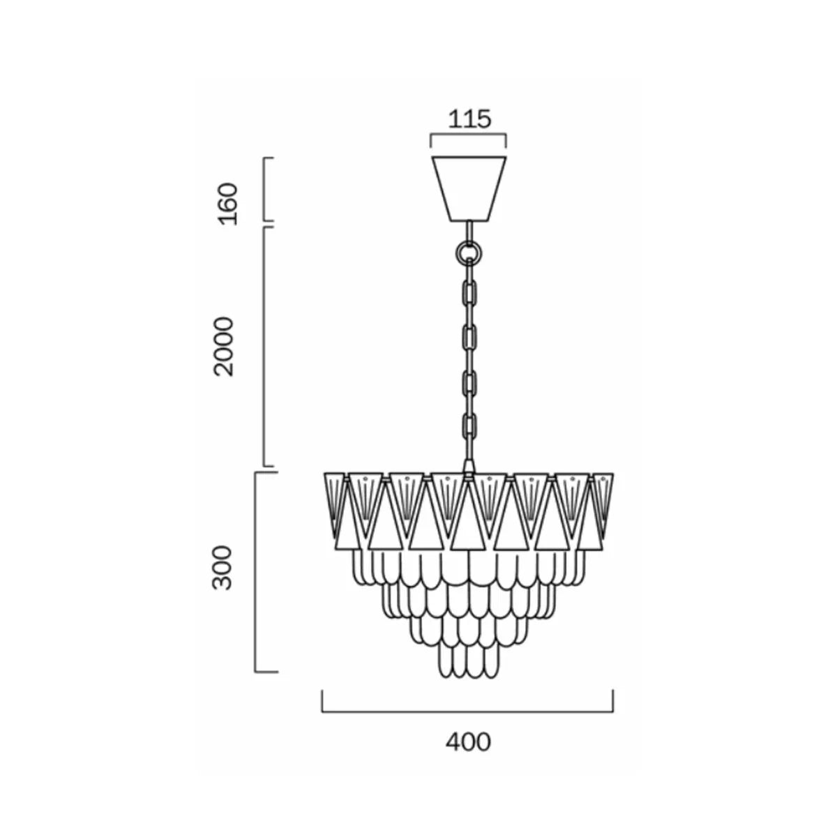 Valerie Crystal Chandelier