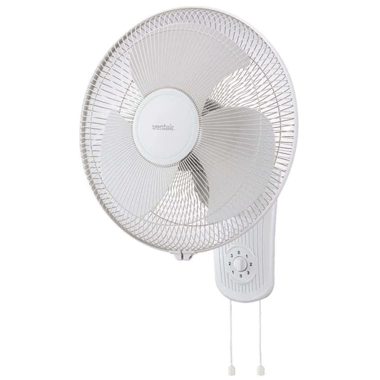40cm Zephyr Ii Oscillating Wall Fan With Pull Cord