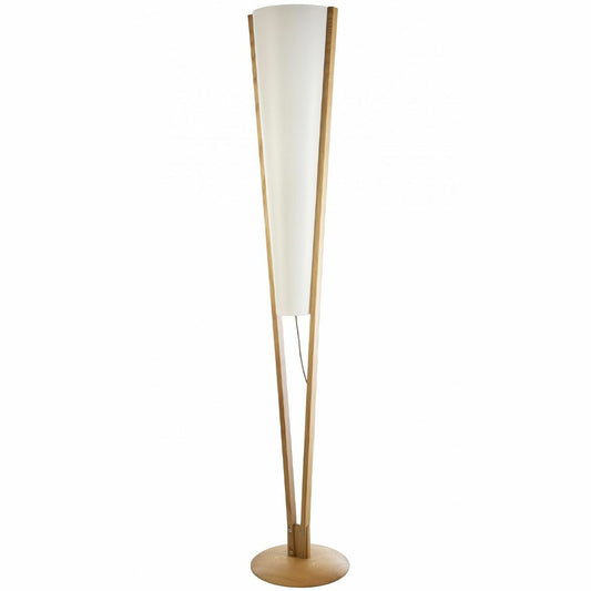 Vicenza 3 Light Natural Timber Floor Lamp