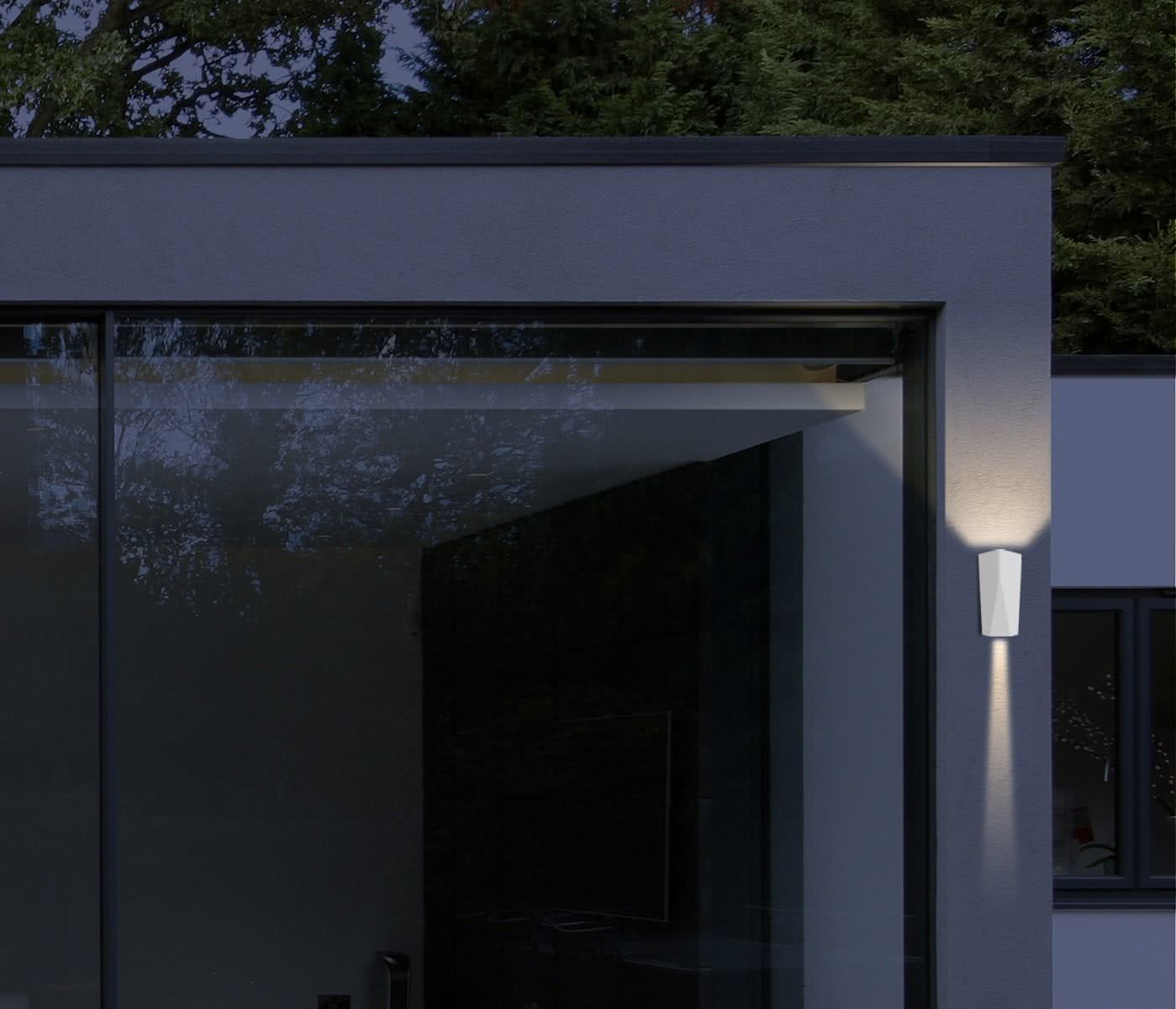 Wig 11w LED Aluminium Outdoor Up and Down Wall Light