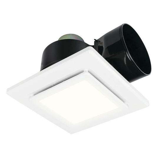 Sarico Small Square Exhaust Fan With 9w LED Light